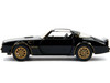 1977 Pontiac Firebird Black Smokey and the Bandit 1977 Movie Hollywood Rides Series 1/32 Diecast Model Car Jada 31061