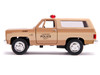 Hopper's Chevrolet Blazer Hawkins Police Dept Stranger Things 2016 TV Series Hollywood Rides 1/32 Diecast Model Car Jada 31114