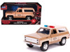 Hopper's Chevrolet Blazer Hawkins Police Dept Stranger Things 2016 TV Series Hollywood Rides 1/32 Diecast Model Car Jada 31114