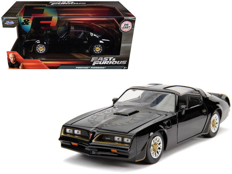 Tego’s 1977 Pontiac Firebird Black Fast & Furious Movie 1/24 Diecast Model Car Jada 30756