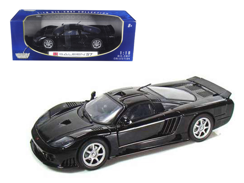 Saleen S7 1/18 Black Diecast Car Model Motormax 73117