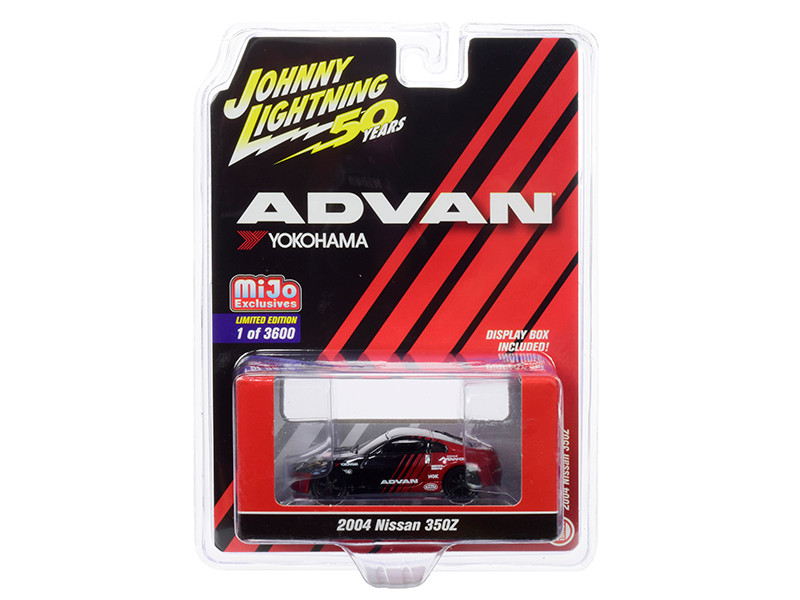 2004 Nissan 350Z ADVAN Yokohama Johnny Lightning 50th Anniversary Limited Edition 3600 pieces Worldwide 1/64 Diecast Model Car Johnny Lightning JLCP7241