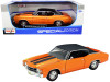 1971 Chevrolet Chevelle SS 454 Sport Metallic Orange Black Top Black Stripes 1/18 Diecast Model Car Maisto 31890