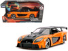 Han's Mazda RX-7 RHD Right Hand Drive Orange Black Fast & Furious Movie 1/24 Diecast Model Car Jada 30732