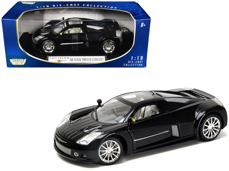 Chrysler Me Four Twelve Black 1/18 Die cast Model Car Motormax 73138