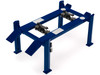 Four Post Lift Blue For 1/18 Scale Diecast Model Cars Greenlight 12884