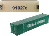 40' Dry Goods Sea Container China Shipping Green Transport Series 1/50 Model Diecast Masters 91027 C