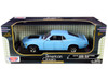 1970 Ford Mustang Boss 429 Light Blue 1/18 Diecast Model Car Motormax 73154