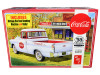 Skill 3 Model Kit 1955 Chevrolet Cameo Pickup Truck Coca Cola Vintage Vending Machine and Dolly 1/25 Scale Model AMT AMT1094