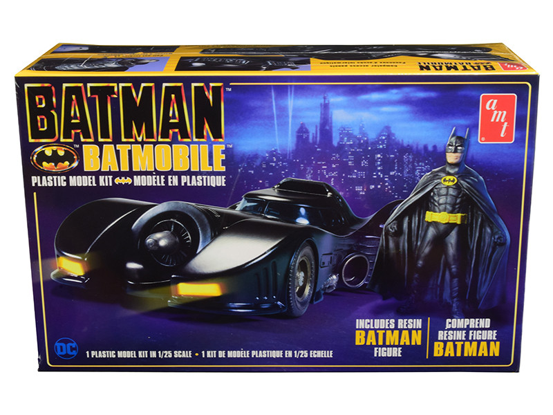 Skill 2 Model Kit Batmobile with Resin Batman Figurine 