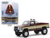 1982 GMC K-2500 Pickup Truck Brown Metallic Gold Stripes Fall Guy Stuntman Association The Fall Guy 1981 1986 TV Series Hollywood Series Release 26 1/64 Diecast Model Car Greenlight 44860 F