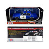 1986 Dodge Diplomat Royal Canadian Mounted Police Metallic Blue White 1/24 Diecast Model Car Motormax 76484