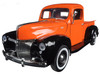 1940 Ford Pickup Truck Orange Timeless Classics 1/18 Diecast Model Car Motormax 73170