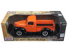 1940 Ford Pickup Truck Orange Timeless Classics 1/18 Diecast Model Car Motormax 73170