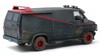 1983 GMC Vandura Black Weathered Version Bullet Holes The A-Team 1983 1987 TV Series 1/18 Diecast Model Car Greenlight 13567