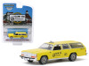 1988 Ford LTD Crown Victoria Wagon Taxicab Yellow Cab of Coronado California Hobby Exclusive 1/64 Diecast Model Car Greenlight 30122