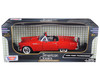 1956 Ford Thunderbird Red 1/18 Diecast Model Car Motormax 73173