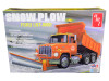 Skill 3 Model Kit Ford LNT-8000 Snow Plow Truck 1/25 Scale Model AMT AMT1178