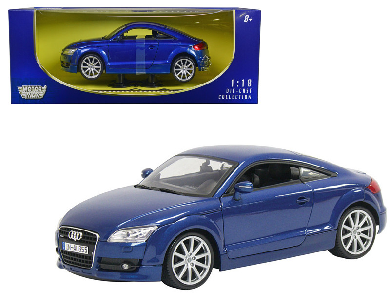 2007 Audi TT Blue 1/18 Diecast Car Model Motormax 73177