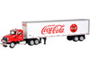 Truck Tractor with 53' Trailer Drink Coca Cola Red White 1/50 Diecast Model Motorcity Classics 450025