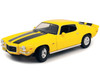 1971 Chevrolet Camaro Yellow Black Stripes 1/18 Diecast Model Car Maisto 31131