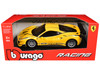 Ferrari 488 Challenge #25 Yellow Blue Stripes Ferrari Racing 1/24 Diecast Model Car Bburago 26307