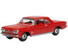 1963 Chevrolet Corvair Coupe Riverside Red Red Interior 1/87 HO Scale Diecast Model Car Oxford Diecast 87CH63002