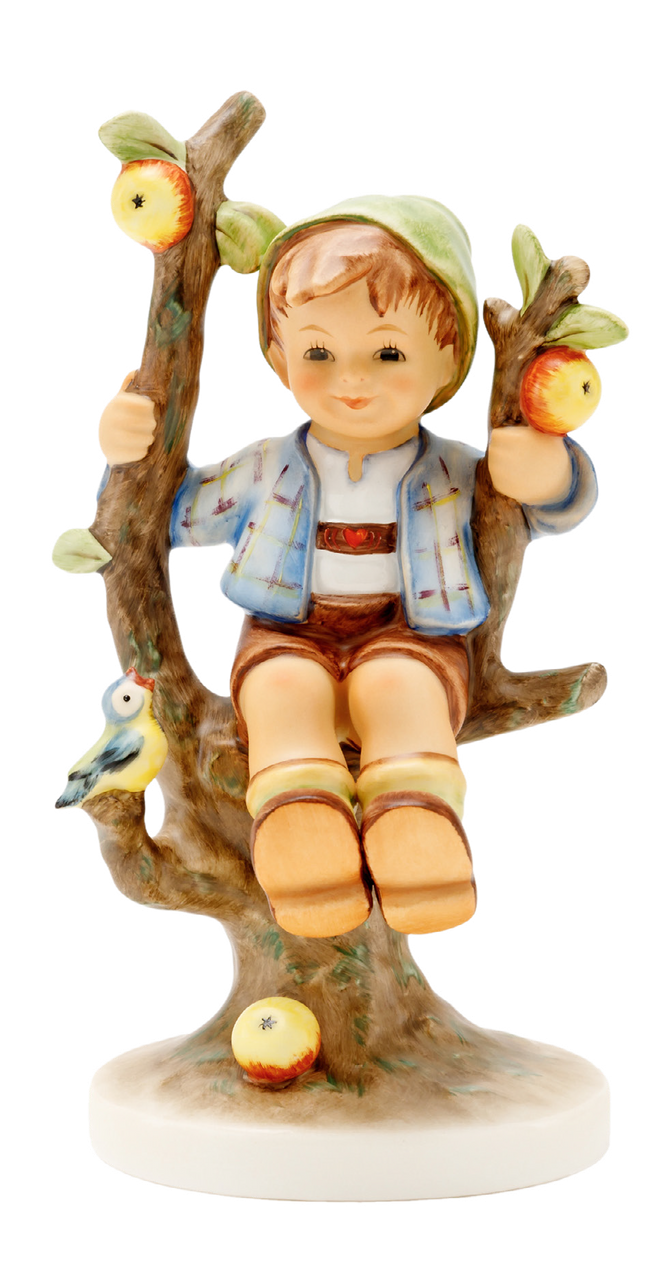k720 Goebel ゲーベル フンメル人形 アップルツリー 木に登る少女 鳥 フィギュリン 飾物 Yahoo!オークション - Goebel ゲーベル社 フンメル人形 #141&frasl;1 Apple t