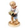 M.I. Hummel figurine HUM 2275 "Summer Castles" featuring a boy with a sand pail and a yellow fish.