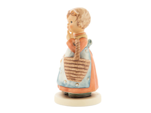 M.I. Hummel Forget Me Not Hum 362/I 30th Anniversary figurine girl with doll and basket.