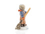 Winter's Here HUM 2185 M.I. Hummel figurine of a boy with a broom and one missing mitten.
