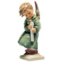 Heavenly Angel HUM 21 M.I. Hummel figurine holding a candle in a green robe.M.I. Hummel Heavenly Angel (HUM 21/III) 14.5"