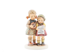 M.I. Hummel 'Close Harmony' figurine HUM 336 featuring two children singing while playing a small lute.