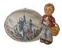 Hummel Adventure Time Neuschwanstein Castle Plaque HUM 919 featuring Bavarian heritage and Disney-inspired castle scenery