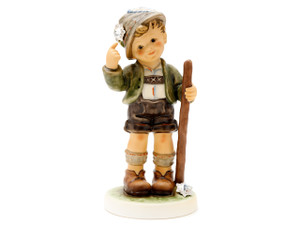 Limited Edition M.I. Hummel figurine HUM 2395 "My Edelweiss" featuring Swarovski crystals.
