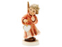 M.I. Hummel Annual Angel 2018 figurine HUM 2385 holding a ceramic heart, hand-painted in traditional Bavarian porcelain.