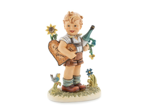 Valentine Joy Hummel Figurine (HUM 399/III) – Limited Edition Large Bavarian Boy