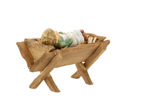 Christ Child HUM 2230/C M.I. Hummel Nativity figurine of Baby Jesus in a manger.