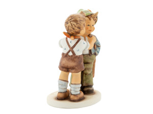M.I. Hummel Well Done Blue Eyes HUM 400 limited edition figurine featuring two young boys with expressive blue eyes.