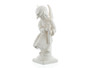 M.I. Hummel figurine HUM 21/III Heavenly Angel White Edition, large-scale all-white porcelain angel holding a candle, handcrafted in Germany.