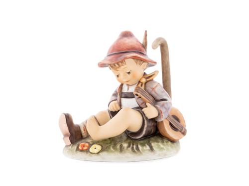 Time Out Hummel Figurine (HUM 470) – Boy Taking a Break and Holding His Foot