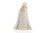 Close-up of the 491 hand-drawn whorls on the Flower Madonna Special Decoration cap.