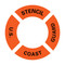 US Coast Guard Ring Buoy Stencil