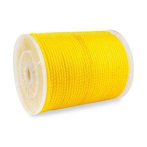 1/4" Three Strand Rope, Yellow