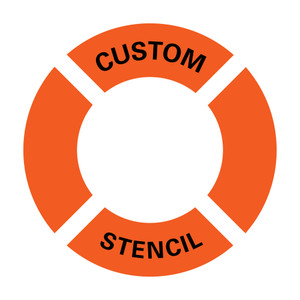 Custom Stencil for Ring Buoy