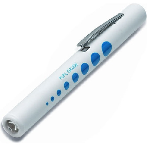 Pen Torch Disposable with Pupil Gauge Four Square Healthcare Ltd