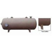 660 Gallon Horizontal Air Tank with Saddles | Steel Fab | C103084