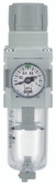 SMC AW60-N10DE-Z Post Filter with Regulator & Gauge 1" NPT Polycarbonate Bowl 