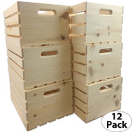 Pine Handle Crate Large (12 Pack)