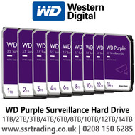 2TB WD Purple Surveillance Hard Drive, 4TB WD Purple Surveillance Hard Drive, CCTV Hard Drive For Hikvision DVR, WD Purple Hard Drive Seller in UK, 3TB 6TB 8TB 10TB 12TB 14TB WD Purple Hard Drive Seller in Central London